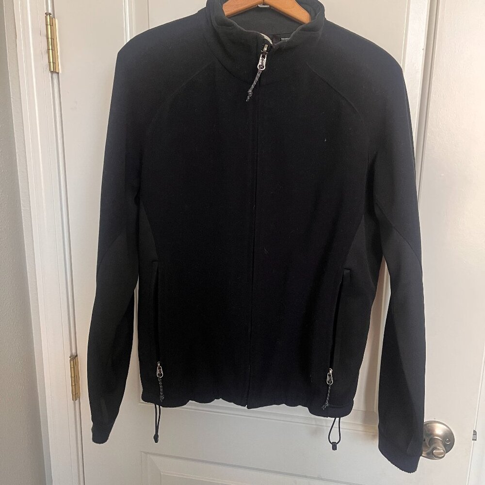MOUNTAIN HARDWEAR Women's Medium Windstopper Jacket Black Full Zip